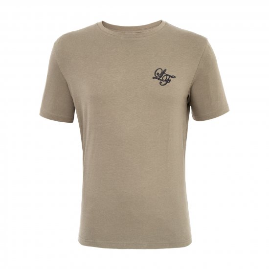 Loyalty & Faith Helix T-shirt Khaki - T-shirts - T-shirts i store størrelser - 2XL-14XL
