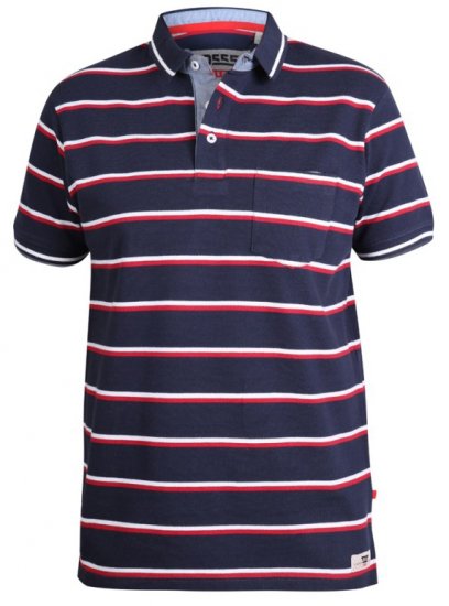 D555 Holmes Polo Navy - Polotrøjer - Polotrøjer 2XL-8XL