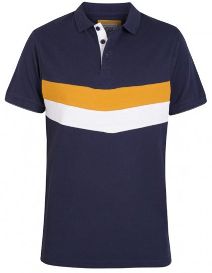 D555 Hopkins Polo Navy - Polotrøjer - Polotrøjer 2XL-8XL