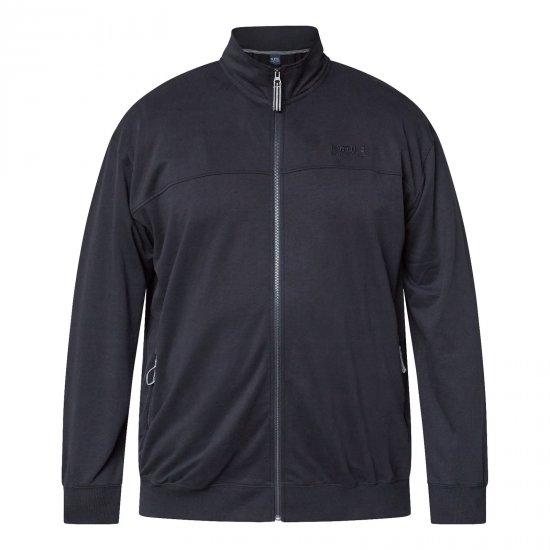 North Latitude Sweat Cardigan Sort - Trøjer og hættetrøjer - Trøjer og Hættetrøjer i store størrelser - 2XL-14XL