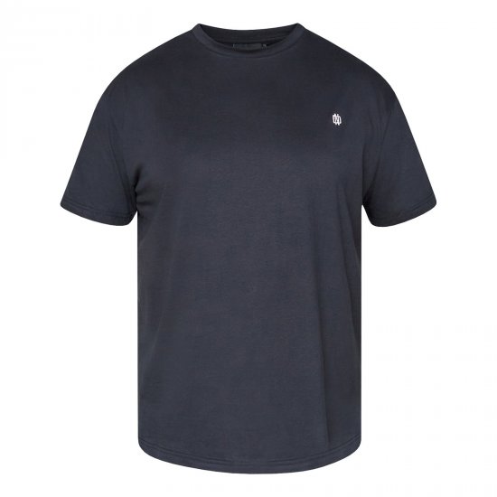 North Latitude T-Shirt With Back Print Sort - T-shirts - T-shirts i store størrelser - 2XL-14XL