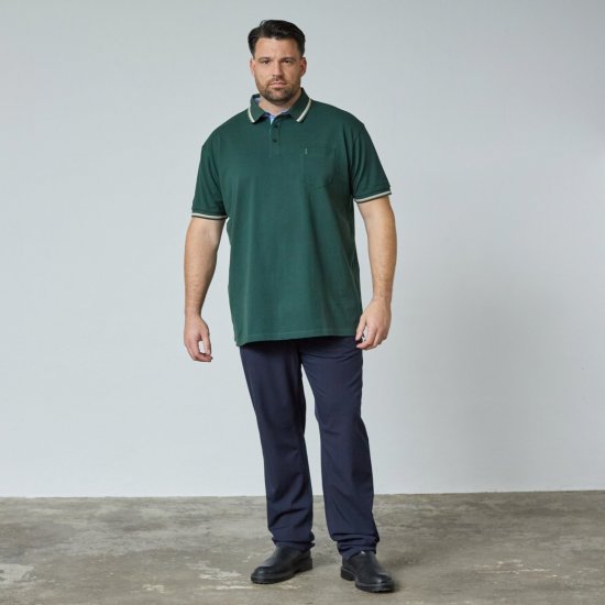 North Latitude Superflex Polo Grøn/Khaki - TALL polotrøjer - TALL poloshirts med ekstra længde