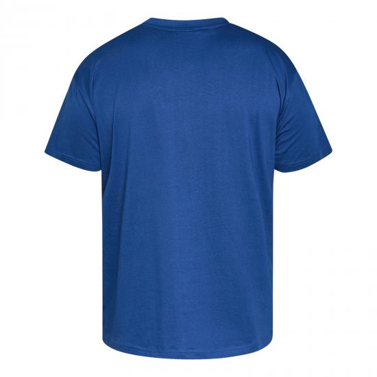 North Latitude US T-Shirt Blå - T-shirts - T-shirts i store størrelser - 2XL-14XL