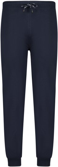 Adamo Jakob Pyjama Pants with Cuffs Navy - Undertøj og Badetøj - Badetøj og Undertøj i store størrelser 