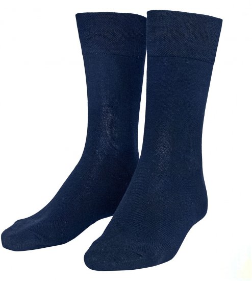 Adamo Aaron Soft-socks Navy 3-pack - Undertøj og badetøj - Badetøj og Undertøj i store størrelser 