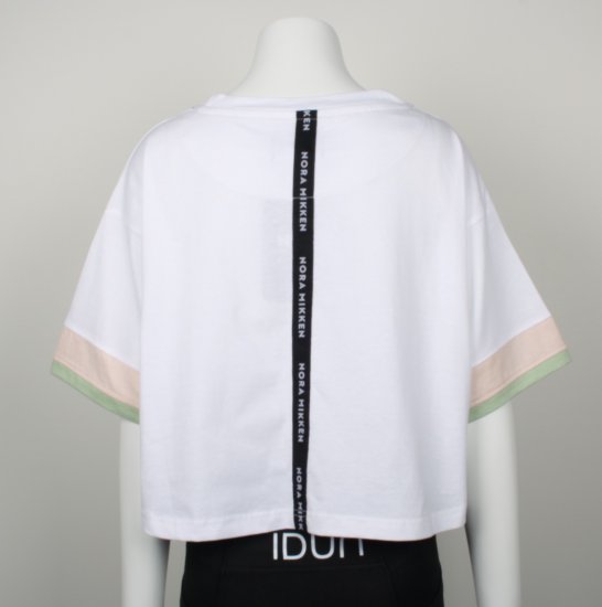 Nora Mikken AGNES Crop Top White - T-shirts - 