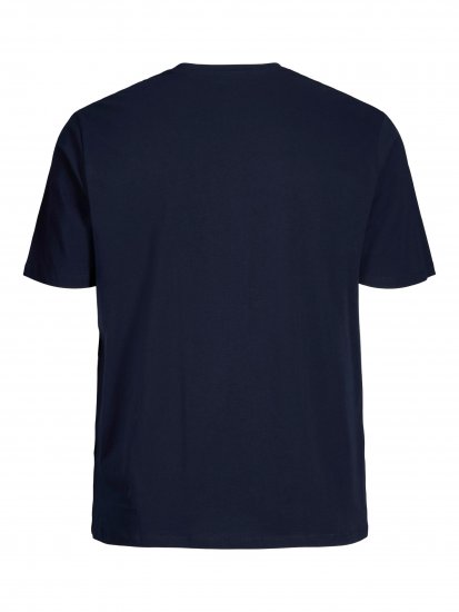 Jack & Jones Logo T-Shirt Navy - T-shirts - T-shirts i store størrelser - 2XL-14XL