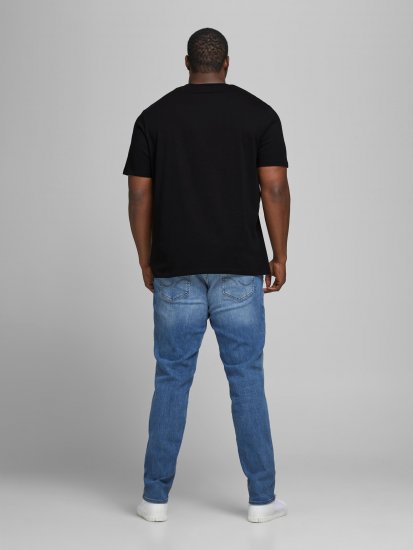 Jack & Jones Elogo T-Shirt Black - T-shirts - T-shirts i store størrelser - 2XL-14XL