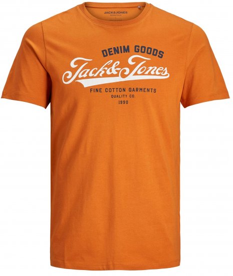 Jack & Jones Elogo T-Shirt Hawaiian Sunset - T-shirts - T-shirts i store størrelser - 2XL-14XL