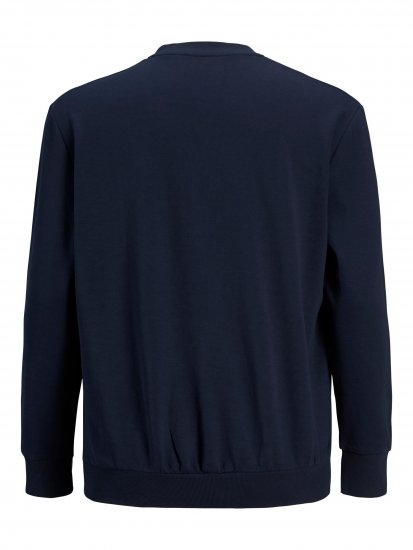 Jack & Jones Basic Sweatshirt Navy Blazer - Trøjer og hættetrøjer - Trøjer og Hættetrøjer i store størrelser - 2XL-14XL