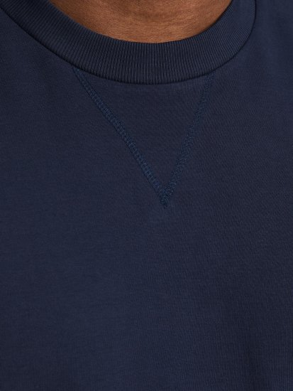 Jack & Jones Basic Sweatshirt Navy Blazer - Trøjer og hættetrøjer - Trøjer og Hættetrøjer i store størrelser - 2XL-14XL