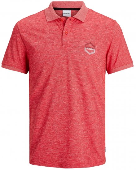 Jack & Jones Delight Polo Red - Polotrøjer - Polotrøjer 2XL-8XL