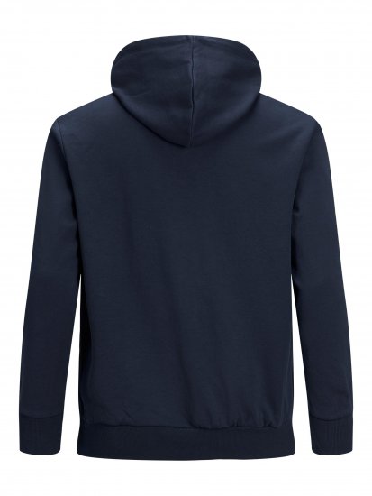 Jack & Jones Basic Sweat Hood Navy Blazer - Trøjer og hættetrøjer - Trøjer og Hættetrøjer i store størrelser - 2XL-14XL