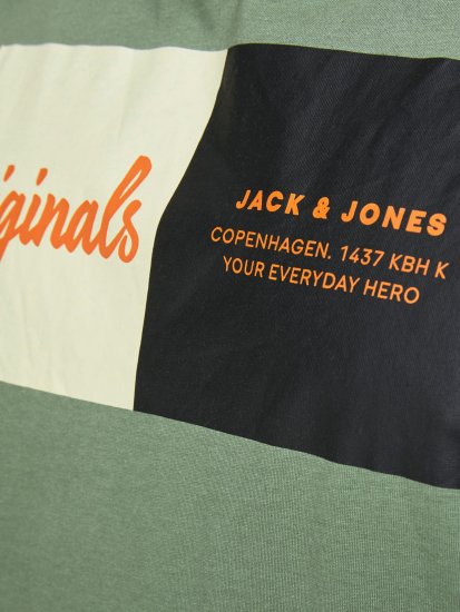 Jack & Jones Joshua T-shirt Sea Spray - T-shirts - T-shirts i store størrelser - 2XL-14XL