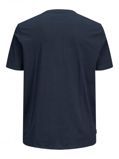 Jack & Jones Joshua T-shirt Navy - T-shirts - T-shirts i store størrelser - 2XL-14XL