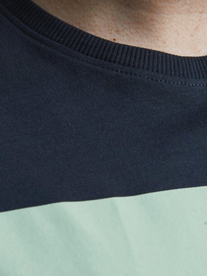 Jack & Jones Joshua T-shirt Navy - T-shirts - T-shirts i store størrelser - 2XL-14XL