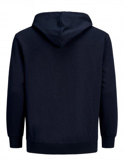 Jack & Jones Califlomax Sweat Hood Navy blazer - Trøjer og hættetrøjer - Trøjer og Hættetrøjer i store størrelser - 2XL-14XL