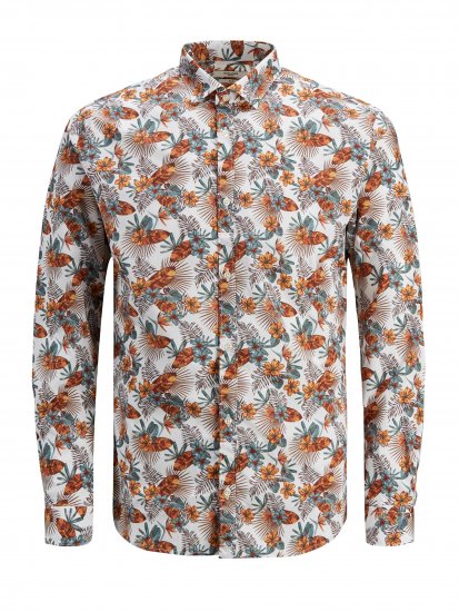 Jack & Jones Blagraduation Shirts White - Skjorter - Skjorter til store mænd 2XL- 8XL