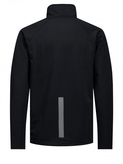 Jack & Jones Running Half Zip Sweat Black - Trøjer og hættetrøjer - Trøjer og Hættetrøjer i store størrelser - 2XL-14XL