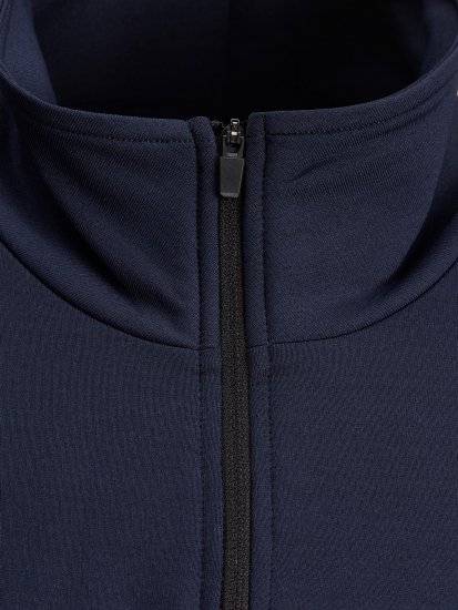 Jack & Jones Running Half Zip Sweat Navy - Trøjer og hættetrøjer - Trøjer og Hættetrøjer i store størrelser - 2XL-14XL