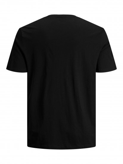 Jack & Jones Booster T-shirt Black - T-shirts - T-shirts i store størrelser - 2XL-14XL