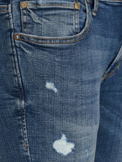 Jack & Jones Liam 101 Skinny Blue Denim - Jeans og bukser - Herrejeans og bukser i store størrelser W40-W70