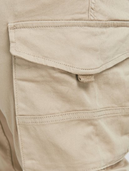 Jack & Jones JPSTPAUL Cuffed Cargopants Sand - Jeans og bukser - Herrejeans og bukser i store størrelser W40-W70