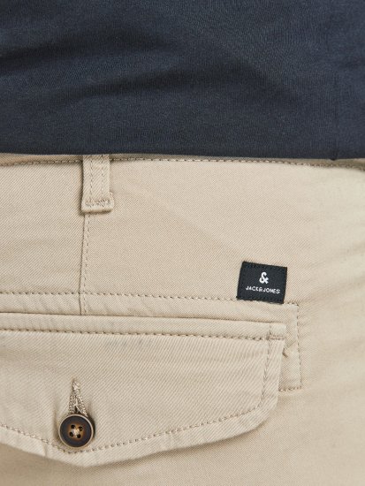 Jack & Jones JPSTPAUL Cuffed Cargopants Sand - Jeans og bukser - Herrejeans og bukser i store størrelser W40-W70