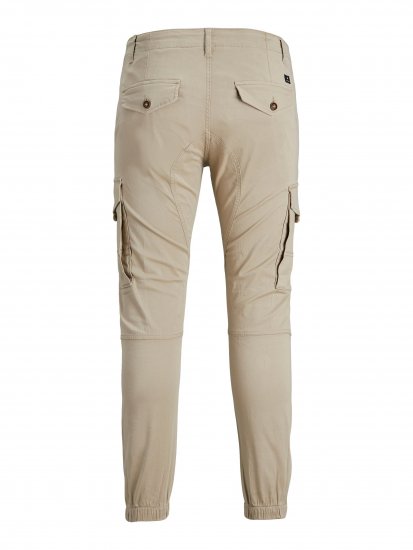Jack & Jones JPSTPAUL Cuffed Cargopants Sand - Jeans og bukser - Herrejeans og bukser i store størrelser W40-W70