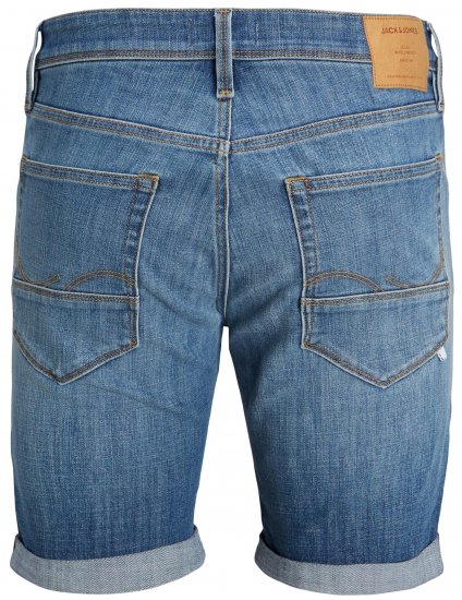 Jack & Jones JJIRICK JJFOX Shorts Blue Denim - Shorts - Shorts i store størrelser - W40-W60