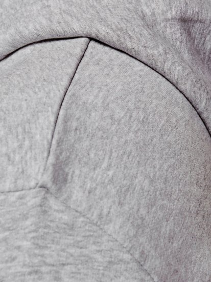 Jack & Jones CORP LOGO Hoodie Light Gray - Trøjer og hættetrøjer - Trøjer og Hættetrøjer i store størrelser - 2XL-14XL