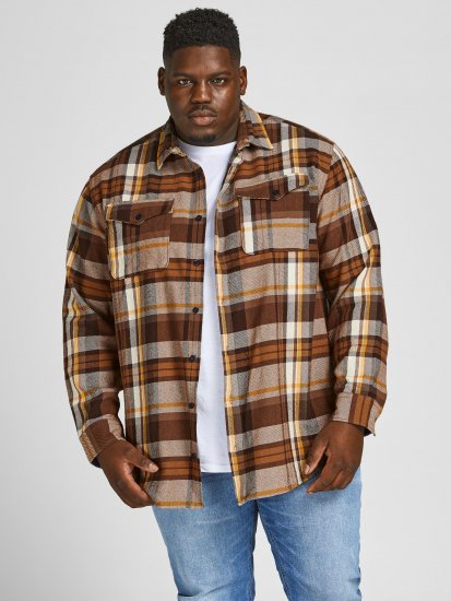 Jack & Jones JPRBLUWOODLAND Checked Shirt - Skjorter - Skjorter til store mænd 2XL- 8XL