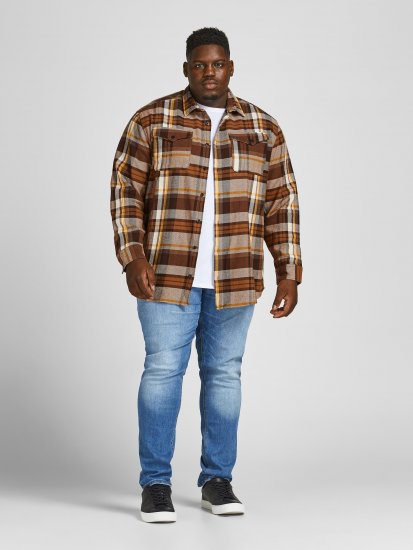 Jack & Jones JPRBLUWOODLAND Checked Shirt - Skjorter - Skjorter til store mænd 2XL- 8XL