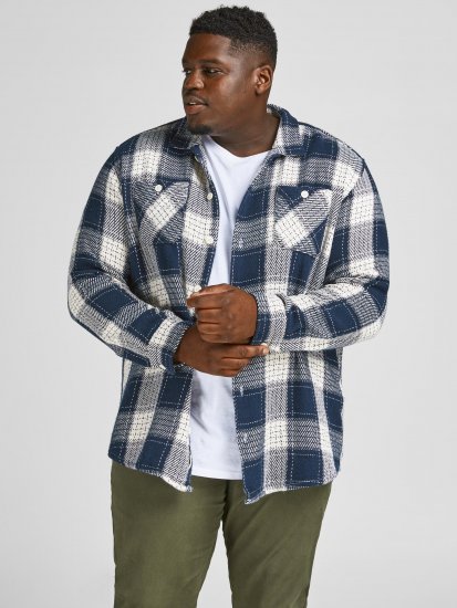 Jack & Jones JORHERITAGE Overshirt - Skjorter - Skjorter til store mænd 2XL- 8XL
