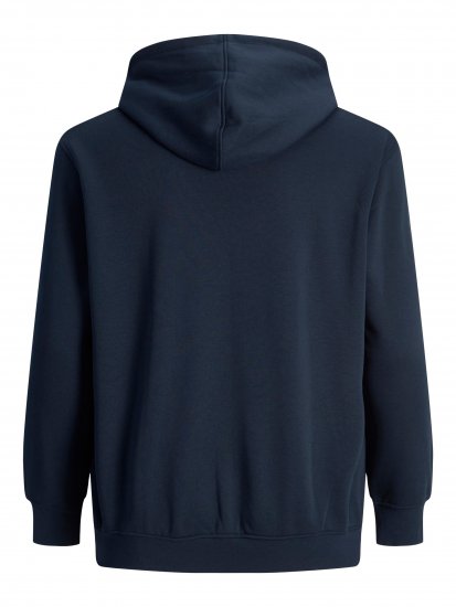 Jack & Jones JPRBLUBOOSTER SWEAT Hoodie Navy - Trøjer og hættetrøjer - Trøjer og Hættetrøjer i store størrelser - 2XL-14XL
