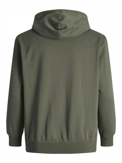 Jack & Jones JPRBLUBOOSTER SWEAT Hoodie Khaki - Trøjer og hættetrøjer - Trøjer og Hættetrøjer i store størrelser - 2XL-14XL