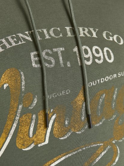 Jack & Jones JPRBLUBOOSTER SWEAT Hoodie Khaki - Trøjer og hættetrøjer - Trøjer og Hættetrøjer i store størrelser - 2XL-14XL