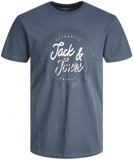 Jack & Jones JJSTAMP TEE Ombre Blue - T-shirts - T-shirts i store størrelser - 2XL-14XL