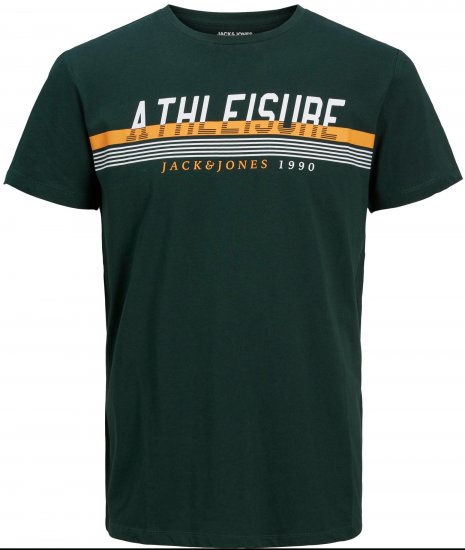 Jack & Jones JJIRON TEE Green - T-shirts - T-shirts i store størrelser - 2XL-14XL
