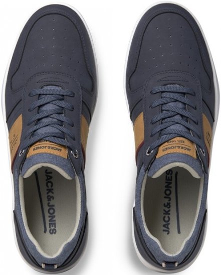 Jack & Jones Dang Faux Nubuck Combo Sneakers Navy Blazer - Herresko 40-52 - Herresko og sneakers str. 40-52