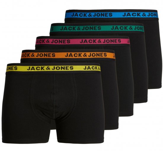 Jack & Jones JACJOSH Boxers 5-pack Black - Undertøj og badetøj - Badetøj og Undertøj i store størrelser 