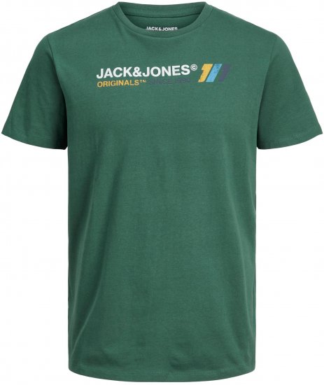 Jack & Jones JORNATE TEE Green - T-shirts - T-shirts i store størrelser - 2XL-14XL