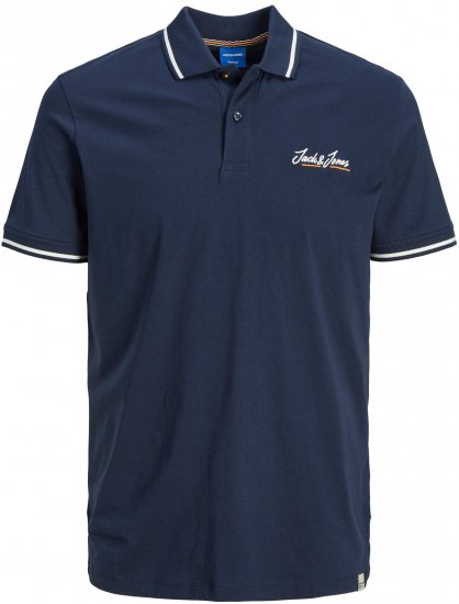 Jack & Jones JORPAUL TONS Polo shirt Navy - Polotrøjer - Polotrøjer 2XL-8XL