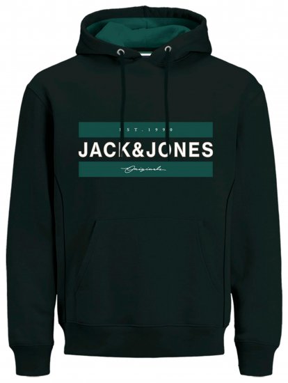 Jack & Jones JORFRIDAY Hoodie Black - Tøj i store størrelser - Tøj i store størrelser til mænd