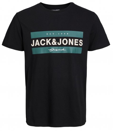 Jack & Jones JORFRIDAY T-Shirt Black - Tøj i store størrelser - Tøj i store størrelser til mænd