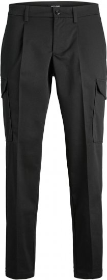 Jack & Jones JPSTBILL JJCLEAN TAPERED CARGO TROUSERS Black - Jeans og bukser - Herrejeans og bukser i store størrelser W40-W70