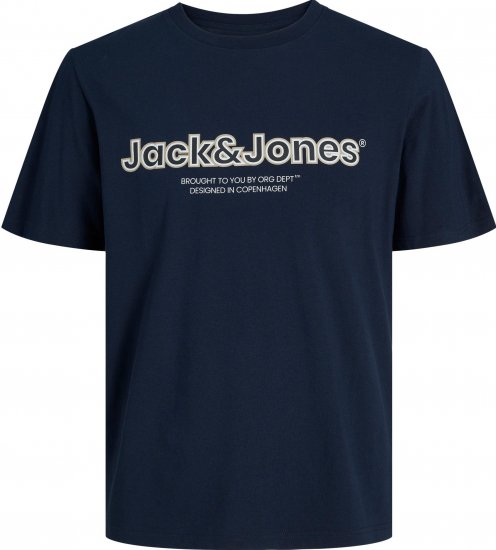 Jack & Jones JORLAKEWOOD BRANDING T-SHIRT - T-shirts - T-shirts i store størrelser - 2XL-14XL