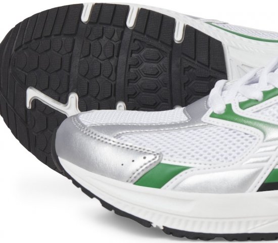 Jack & Jones Tokyo Sneakers Bright White/Green - Herresko 40-52 - 
