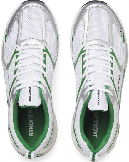 Jack & Jones Tokyo Sneakers Bright White/Green - Herresko 40-52 - 