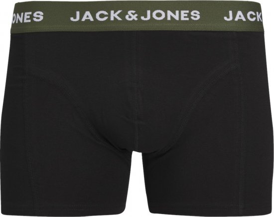 Jack & Jones JACARON Trunks 3-Pack Black - Undertøj og badetøj - Badetøj og Undertøj i store størrelser 
